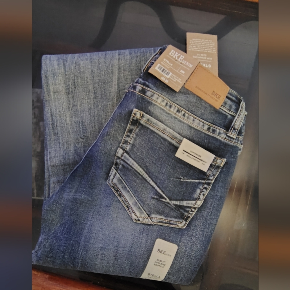 BKE STELLA, Bootcut, Low  Rise, Slim Fit Denim Jean's.